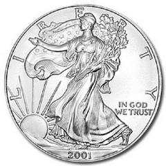 2001 Coins American Silver Eagle Prices