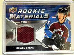 Bowen Byram Hockey Cards 2020 Upper Deck Rookie Materials Prices