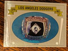 Los Angeles Dodgers 1981 Baseball Cards 1990 Panini Stickers Prices