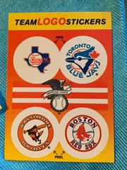 Rangers, Blue Jays, Orioles, Red Sox Baseball Cards 1991 Fleer Team Logo Stickers Top 10 Prices
