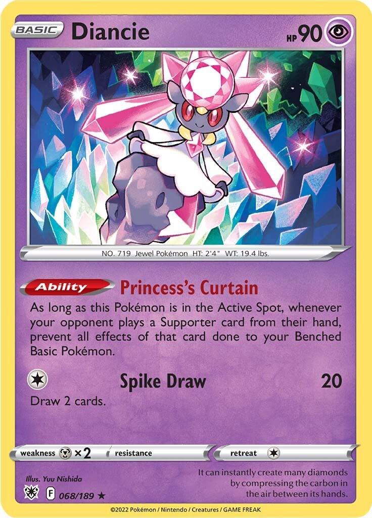 Diancie #68 Pokemon Astral Radiance