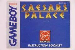 Caesar'S Palace - Manual | Caesar's Palace GameBoy