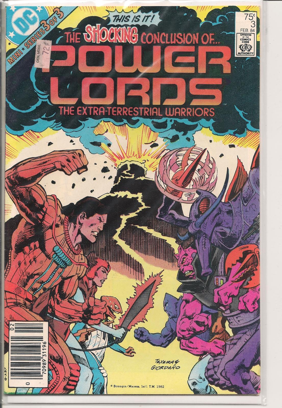 Power Lords [Newsstand] #3 (1984) Comic Books Power Lords