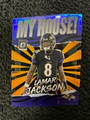 Lamar Jackson [Black Pandora] #MH-9 Football Cards 2021 Panini Donruss Optic My House Prices