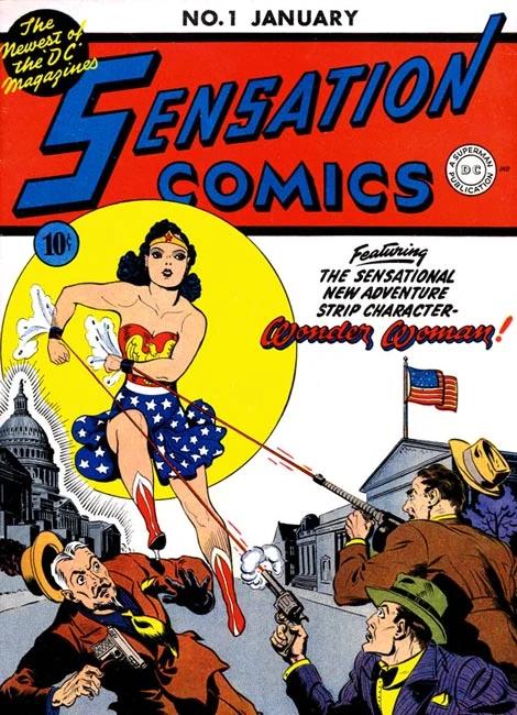 Sensation Comics #1 (1942) Comic Books Sensation Comics