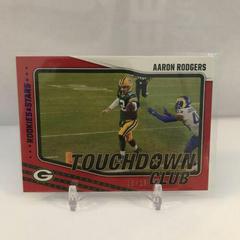 Aaron Rodgers [Red and Blue] Football Cards 2021 Panini Rookies and Stars Touchdown Club Prices
