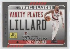 Damian Lillard Basketball Cards 2020 Panini Hoops Vanity Plates Prices