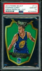 Stephen Curry [Green Prizm Die Cut] Basketball Cards 2014 Panini Select Prices