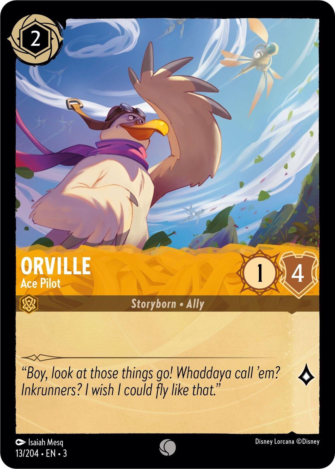 Orville - Ace Pilot [Foil] #13 Lorcana Into the Inklands