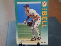 Juan Bell #3 Baseball Cards 1992 Fleer Prices