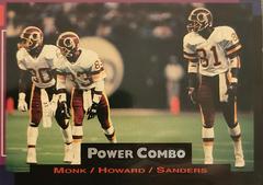 Art Monk / Desmond Howard / Ricky Sanders #PC10 Football Cards 1993 Pro Set Power Combos Prices