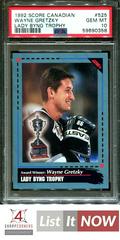 Wayne Gretzky [Lady Byng Trophy] #525 Hockey Cards 1992 Score Canadian Prices