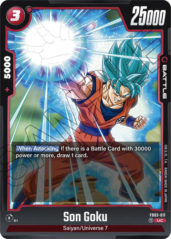 Son Goku FB03-011 Dragon Ball Fusion World Raging Roar