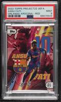 Ansu Fati by Orlando Arocena Soccer Cards 2022 Topps Project 22 Prices