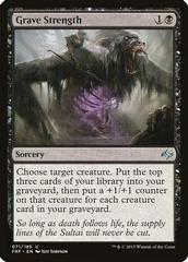 Grave Strength [Foil] Magic Fate Reforged Prices