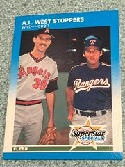 A. L. West Stoppers [Hough, Witt] #641 Baseball Cards 1987 Fleer Prices