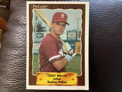Casey Waller Baseball Cards 1990 ProCards AAA Prices