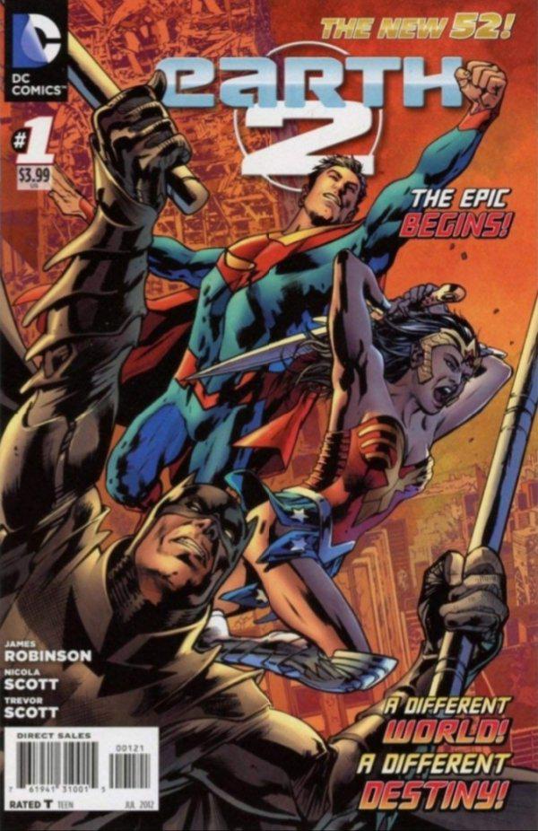 Earth 2 [Variant] #1 (2012) Comic Books Earth 2