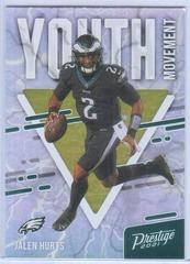 Jalen Hurts #YM-16 Football Cards 2021 Panini Prestige Youth Movement Prices