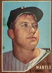 Mickey Mantle #200 Baseball Cards 1962 Topps Prices