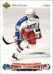 Peter Ferraro Hockey Cards 1991 Upper Deck Czech World Juniors Prices