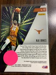 Back | Kai Jones Basketball Cards 2020 Panini Prizm Instant Impact