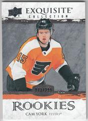 Cam York #R-CY Hockey Cards 2021 Upper Deck Black Diamond Exquisite Collection Rookies Prices