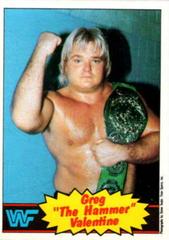 Greg The Hammer Valentine #9 Wrestling Cards 1985 O Pee Chee WWF Prices