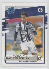 Matheus Pereira #9 Soccer Cards 2020 Panini Chronicles Donruss Rated Rookies Premier League Prices