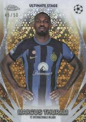 Marcus Thuram [Gold] #USC-27 Soccer Cards 2023 Topps UEFA Club Ultimate Stage Prices