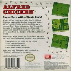 Alfred Chicken - Back | Alfred Chicken GameBoy