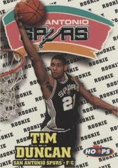 Tim Duncan #166 Basketball Cards 1997 Hoops Prices