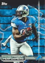 Calvin Johnson/Barry Sanders Football Cards 2015 Topps Past & Present Performers Dual Prices