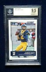 Jared Goff [Autograph] #332 Football Cards 2016 Panini Score Prices