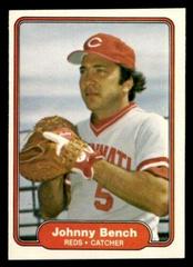 Johnny Bench #57 Baseball Cards 1982 Fleer Prices