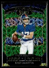 Kyle Lauletta [Green Prizm] Football Cards 2018 Panini Select Rookie Selections Prices