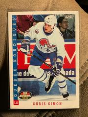 Chris Simon Hockey Cards 1993 Score Prices