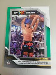 Bron Breakker [Green] #40 Wrestling Cards 2022 Panini NXT WWE 2021 Highlights Prices
