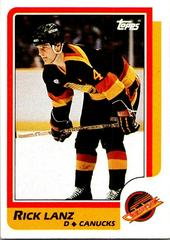 Rick Lanz #179 Hockey Cards 1986 Topps Prices