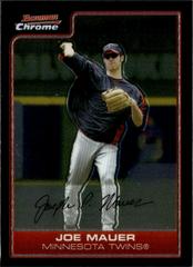 Joe Mauer Baseball Cards 2006 Bowman Chrome Prices