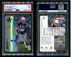 Tom Brady [Silver Holofoil] #108 Football Cards 2007 Leaf Rookies & Stars Prices