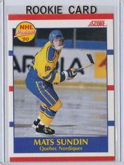 Mats Sundin Hockey Cards 1990 Score Canadian Prices