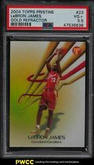 LeBron James [Gold Refractor] Basketball Cards 2004 Topps Pristine Prices