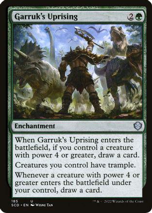 Garruk's Uprising #185 Magic Starter Commander Decks