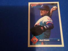 Matt Stairs #460 Baseball Cards 1993 Donruss Prices