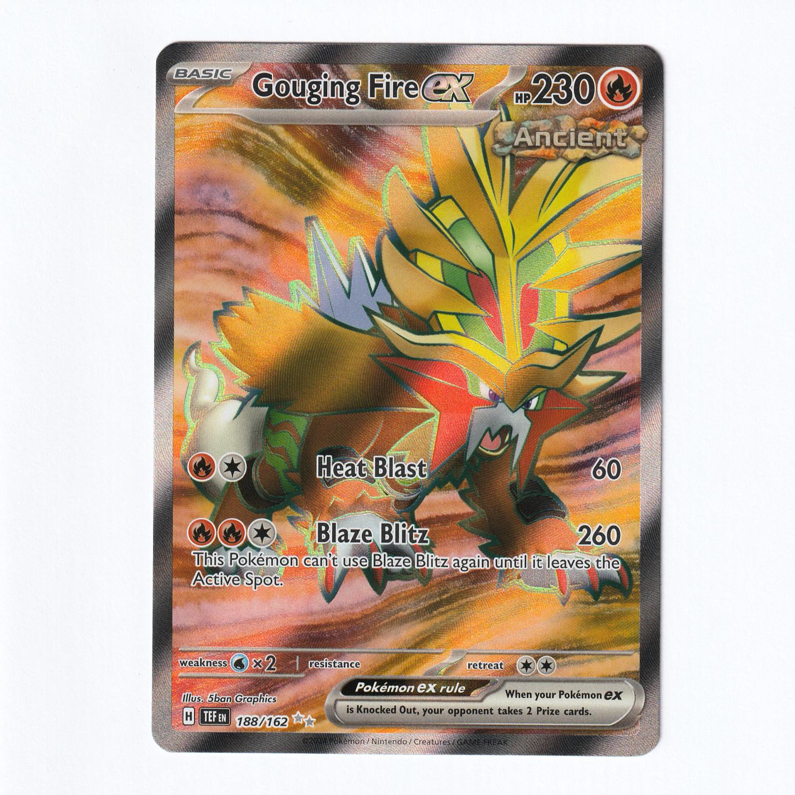 Gouging Fire Ex Prices Pokemon Temporal Forces Pokemon Cards