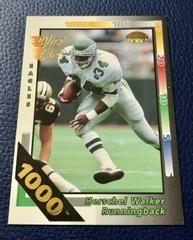Herschel Walker [1000 Stripe] Football Cards 1992 Wild Card Prices