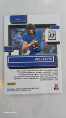 Back  | Will Levis Football Cards 2023 Panini Chronicles Draft Picks Donruss Optic Rated Rookie