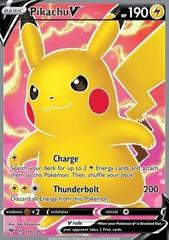  Pokemon - Pikachu V - TG16 - Trainer Gallery - Lost Origin -  Full Art Holo Foil Card : Toys & Games