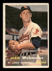 Card Front | Herm Wehmeier Baseball Cards 1957 Topps